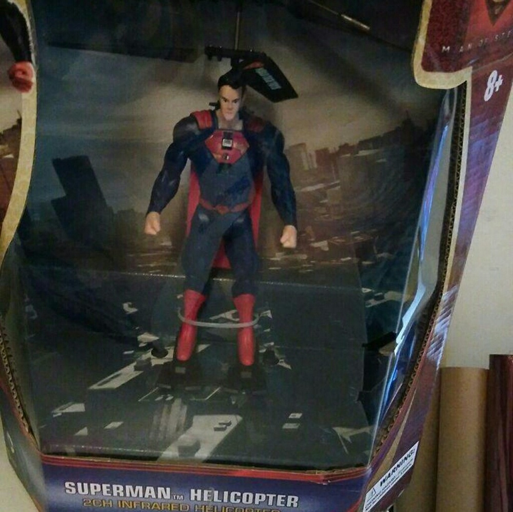 SUPERMAN HELICOPTER TOY